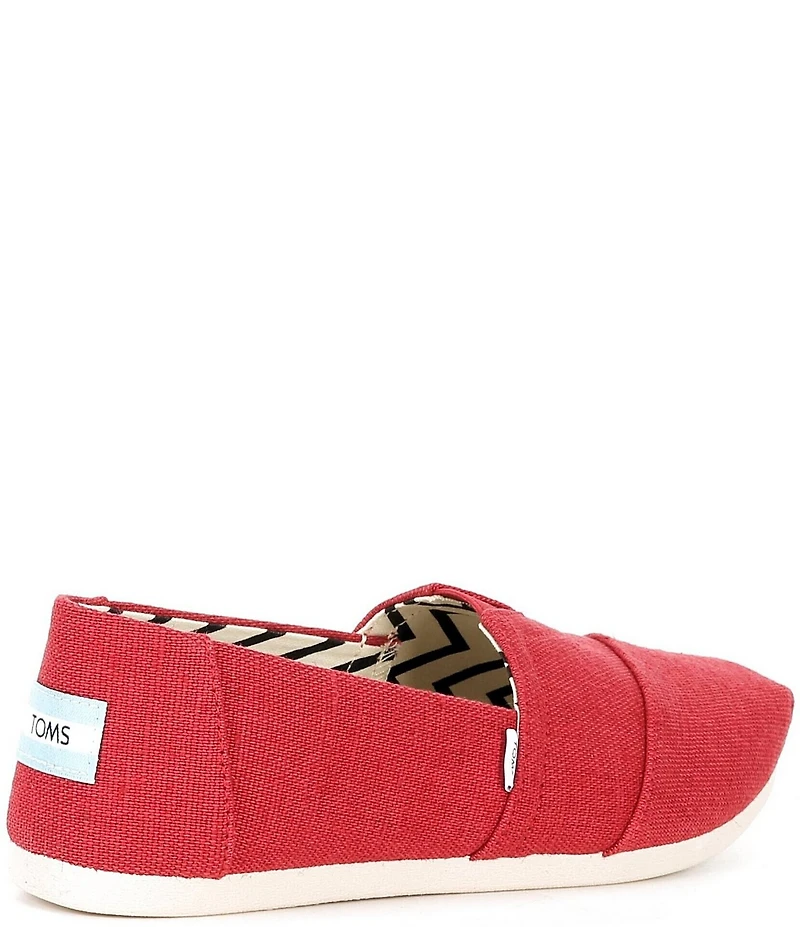 TOMS Women's Classic Alpargata Heritage Canvas Slip On Loafers