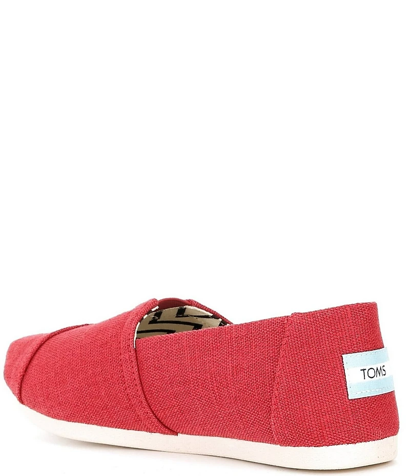 TOMS Women's Classic Alpargata Heritage Canvas Slip On Loafers