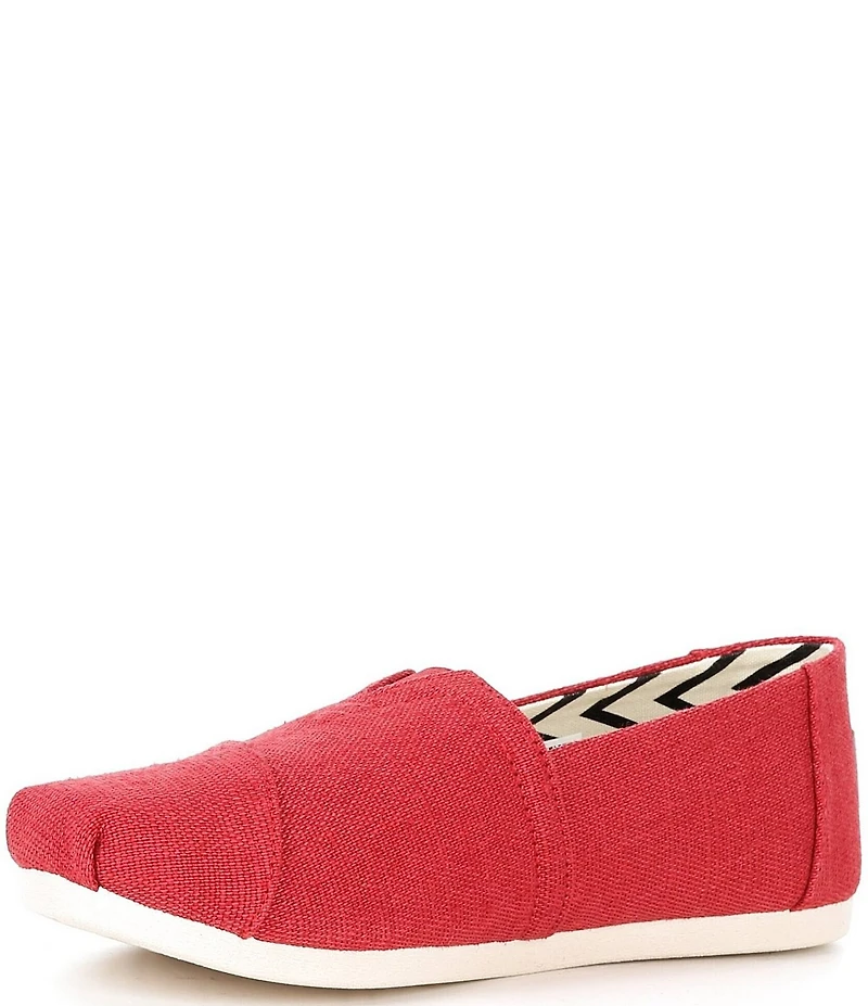 TOMS Women's Classic Alpargata Heritage Canvas Slip On Loafers