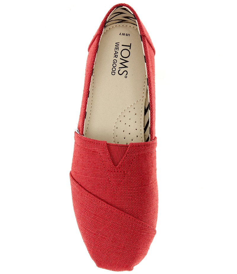 TOMS Women's Classic Alpargata Heritage Canvas Slip On Loafers