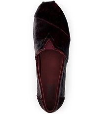 TOMS Women's Classic Alpargata Velvet Cloudbound Slip On Loafers
