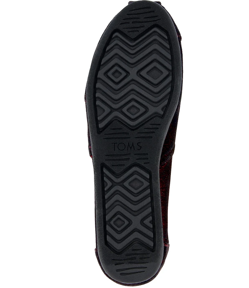 TOMS Women's Classic Alpargata Velvet Cloudbound Slip On Loafers