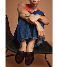 TOMS Women's Classic Alpargata Velvet Cloudbound Slip On Loafers