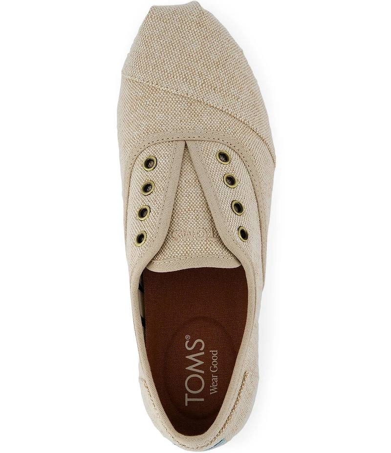 TOMS Women's Cordones Plus Sparkle Slip On Sneakers