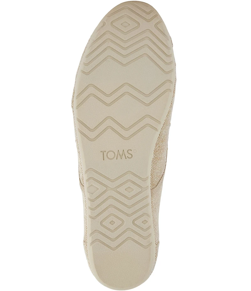 TOMS Women's Cordones Plus Sparkle Slip On Sneakers