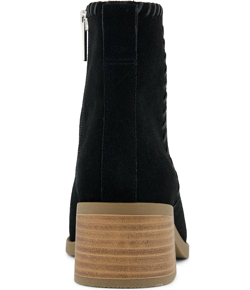 TOMS Women's Delilah Water Repellent Suede Booties