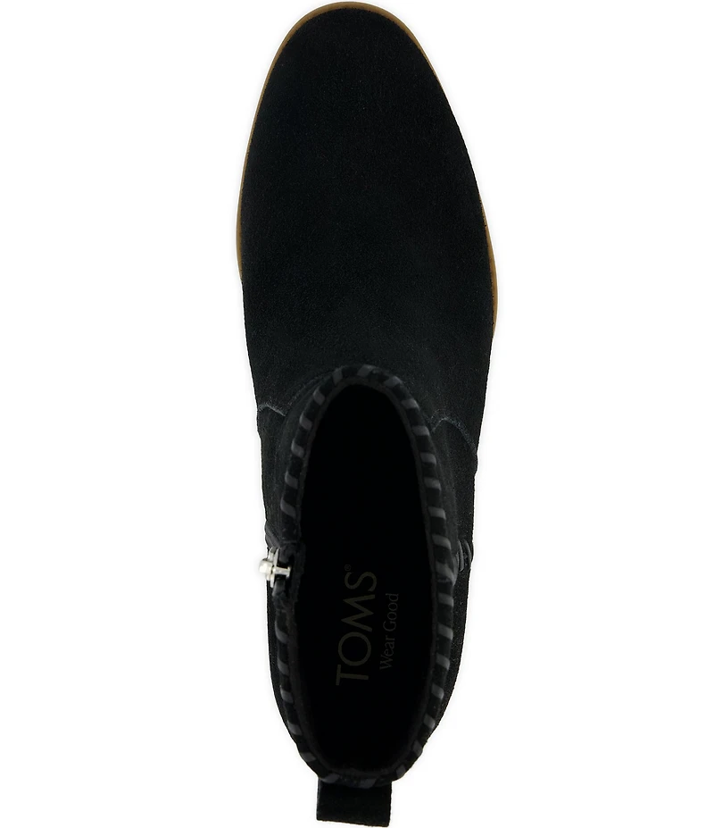 TOMS Women's Delilah Water Repellent Suede Booties