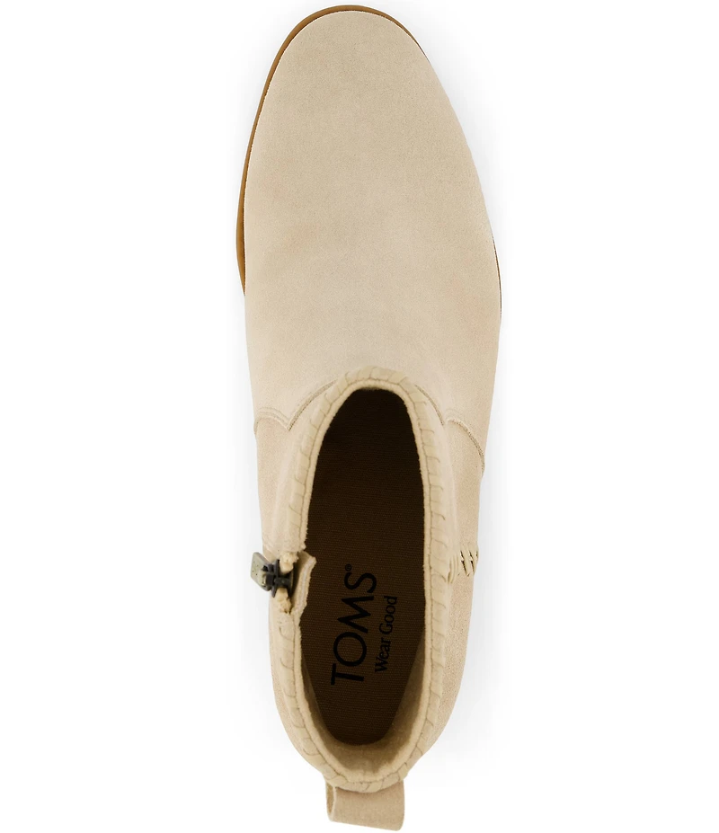 TOMS Women's Delilah Water Repellent Suede Booties