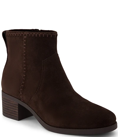 TOMS Women's Delilah Water Repellent Suede Booties