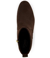 TOMS Women's Delilah Water Repellent Suede Booties
