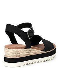TOMS Diana Espadrille Platform Wedges