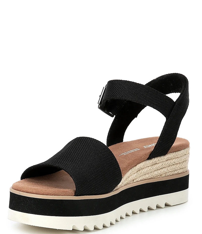 TOMS Diana Espadrille Platform Wedges