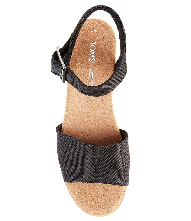 TOMS Diana Espadrille Platform Wedges