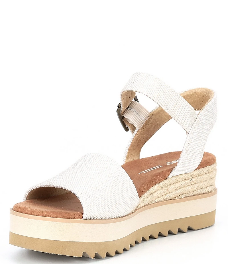 TOMS Diana Espadrille Platform Wedges