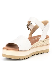 TOMS Diana Espadrille Platform Wedges