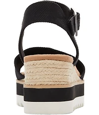 TOMS Diana Espadrille Platform Wedge Sandals