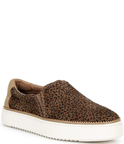 TOMS Women's Emily Leopard Print Slip On Sneakers