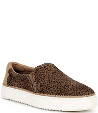 TOMS Women's Emily Leopard Print Slip On Sneakers