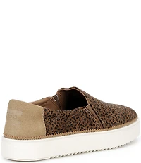 TOMS Women's Emily Leopard Print Slip On Sneakers