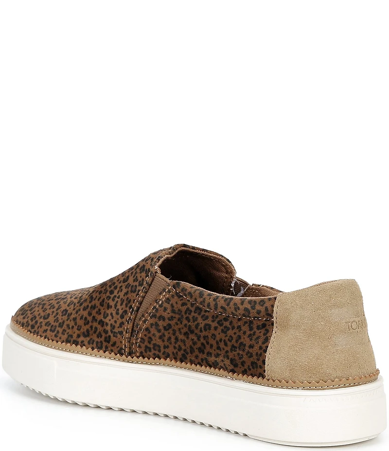 TOMS Women's Emily Leopard Print Slip On Sneakers