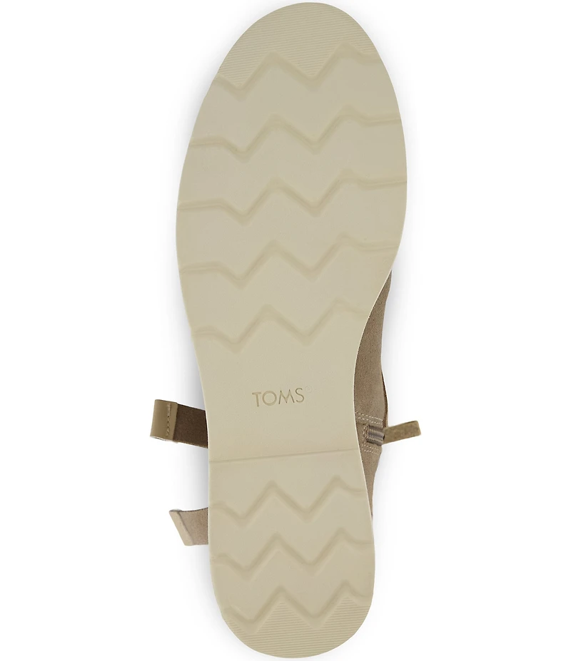 TOMS Women's Marlow Suede Wedge Booties