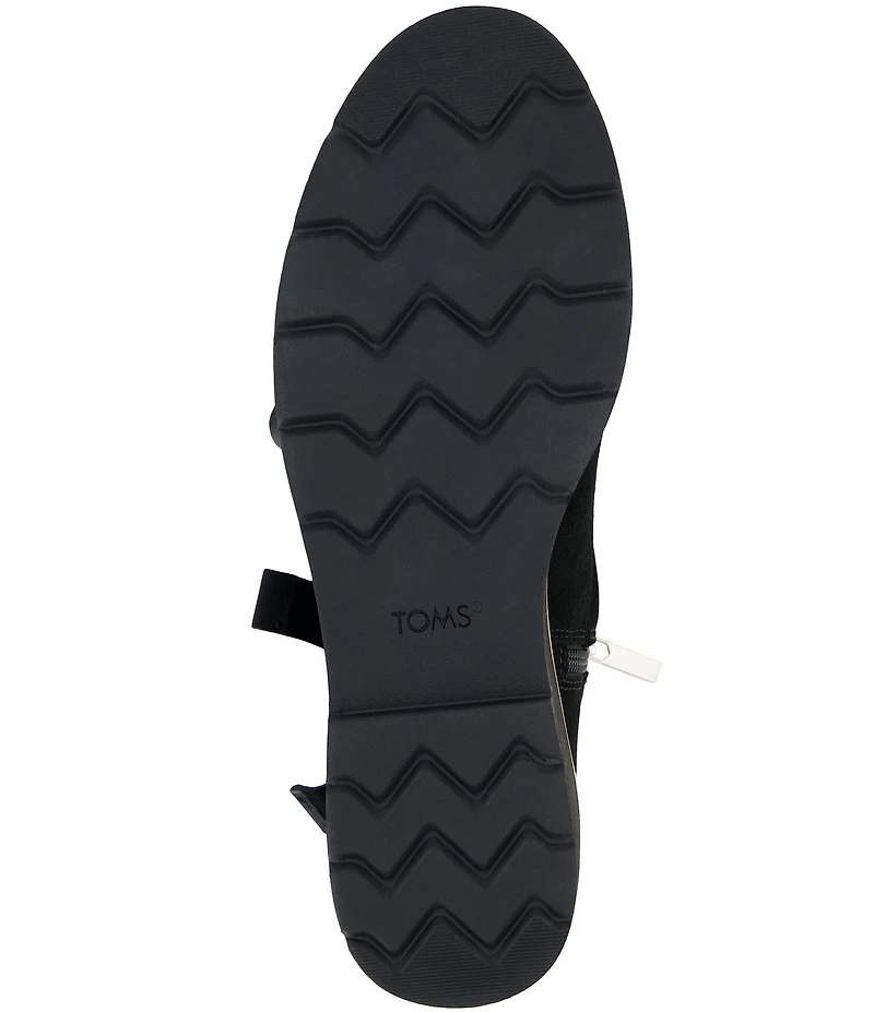 TOMS Women's Marlow Suede Wedge Booties