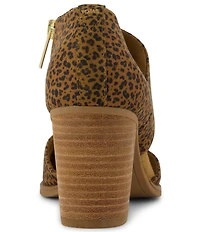 TOMS Women's Milan Nova Leopard Print Shooties