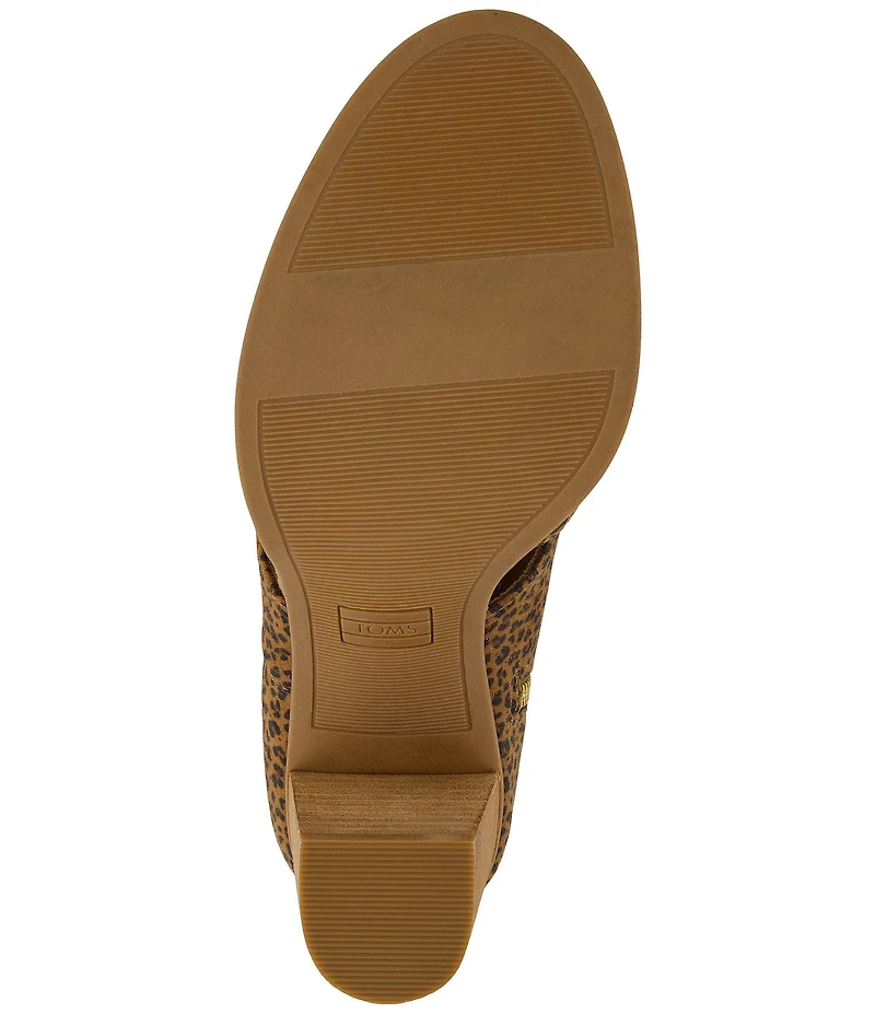 TOMS Women's Milan Nova Leopard Print Shooties