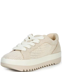 TOMS Women's Rea Mesh and Suede Sawtooth Platform Sneakers