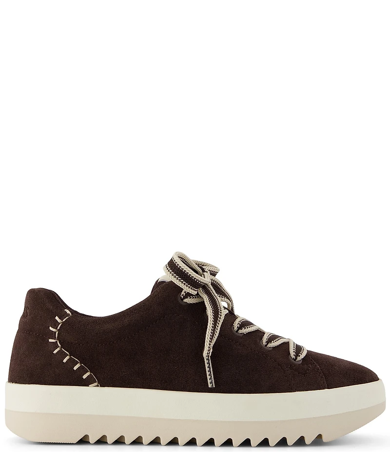 TOMS Women's Rea Suede Sawtooth Platform Sneakers