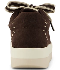 TOMS Women's Rea Suede Sawtooth Platform Sneakers