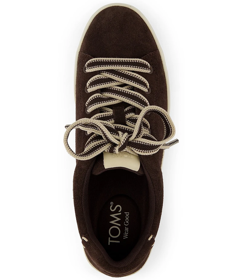 TOMS Women's Rea Suede Sawtooth Platform Sneakers