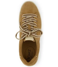 TOMS Women's Rea Suede Sawtooth Platform Sneakers