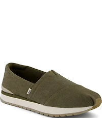 TOMS Women's Resident Plus Slub Fabric Loafers