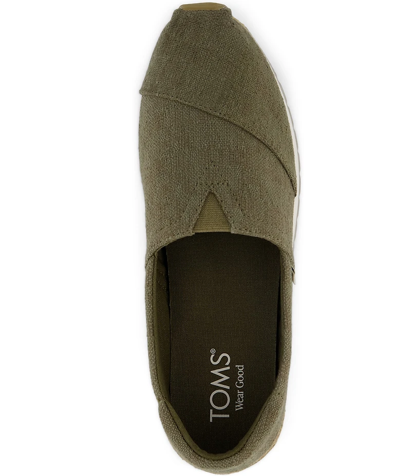 TOMS Women's Resident Plus Slub Fabric Loafers