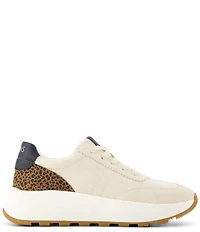 TOMS Women's TRVL LITE Leopard Heel Wedge Sneakers