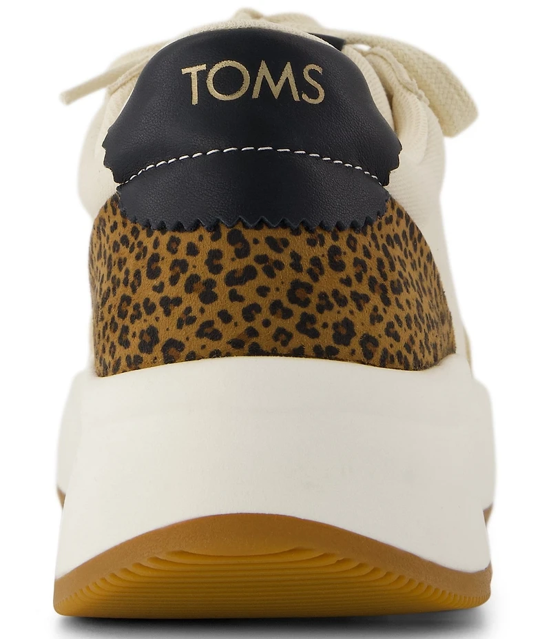 TOMS Women's TRVL LITE Leopard Heel Wedge Sneakers
