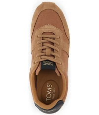 TOMS Women's TRVL LITE Palisade Water Repellent Twill Suede Leopard Print Accent Slip On Sneakers