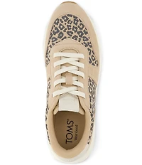 TOMS Women's TRVL LITE Retro Leopard Print Sneakers