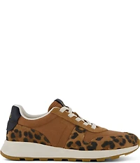 TOMS Women's Trvl Lite Retro Suede Leopard Print Sneakers