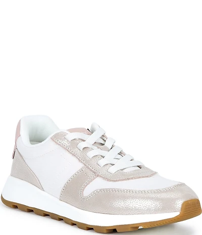 TOMS Women's TRVL LITE Retro Water-Repellent Shimmer Sneakers