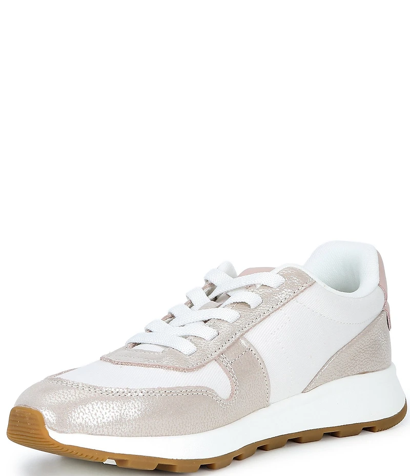 TOMS Women's TRVL LITE Retro Water-Repellent Shimmer Sneakers