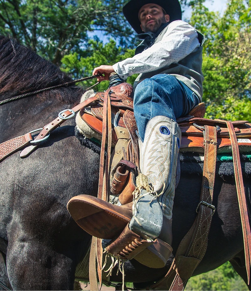 Tony Lama Men's Henley 15#double; Buckaroo Western Boots