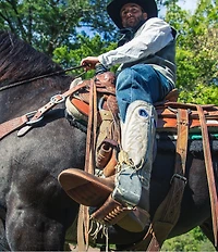 Tony Lama Men's Henley 15#double; Buckaroo Western Boots