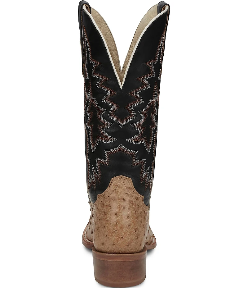 Tony Lama Men's Rylen II Leather Full Quill Ostrich Western Boots