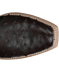 Tony Lama Men's Rylen II Leather Full Quill Ostrich Western Boots