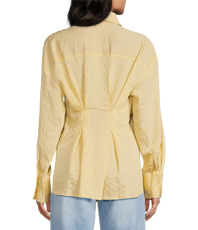 TOPSHOP Asymmetric Placket Button Front Top