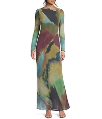 TOPSHOP Chiffon Maxi Dress