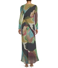 TOPSHOP Chiffon Maxi Dress