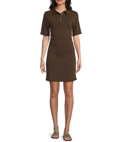 TOPSHOP Cinch Waist Mini Dress